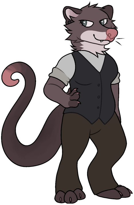 Melb FurCon 2025 Sticker/chibi